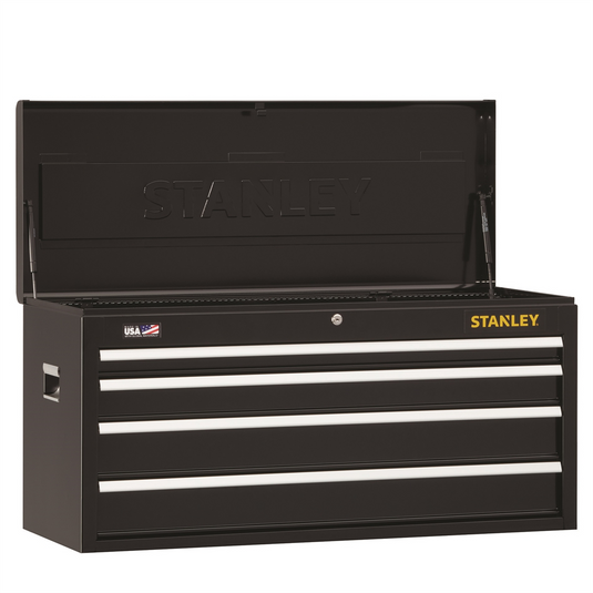 Black & Decker Stanley 4-Drawer Chest; 41 in.; Black