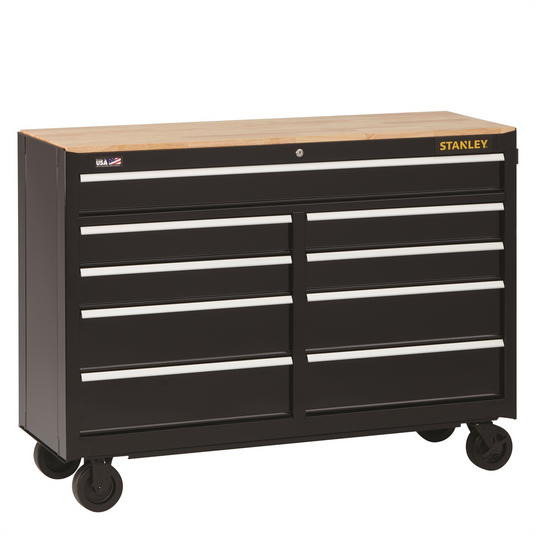 Black & Decker Stanley 9-Drawer Mobile Workbench; 52 in.;