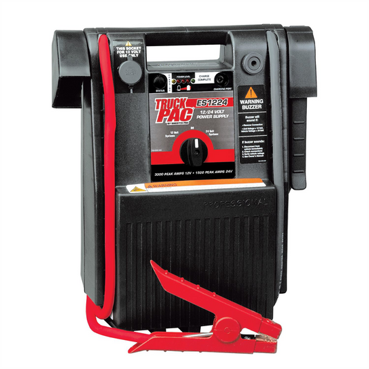 Clore Automotive Truck PAC by Booster PAC ES1224  3000A/1500A Peak12V/24V Jump Starter with Power Supply