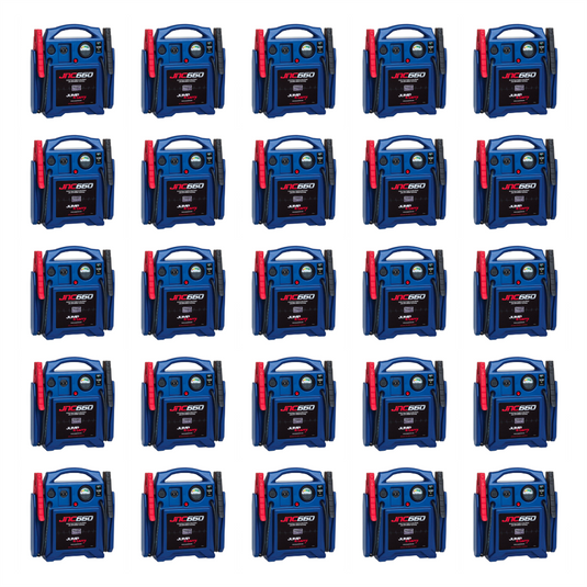 Clore Automotive JNC660 Jump-N-Carry 1700A  12 Volt Jump Starter with Power Supply and Auto Charge Technology - Blue - 25 Count