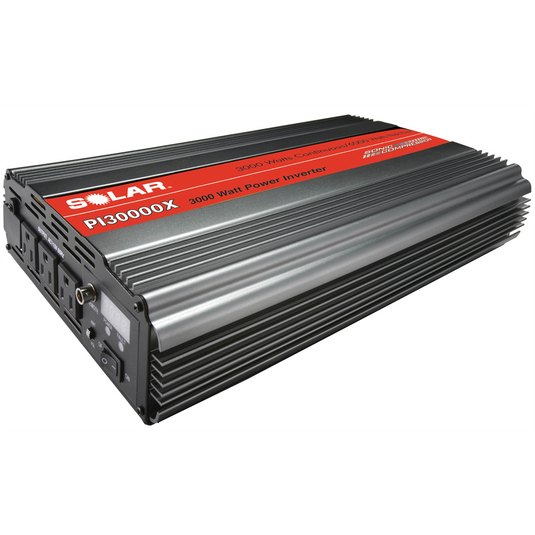 Clore Automotive SOLAR PI30000X 3000W Power Inverter; Triple Outlet plus Junction Block