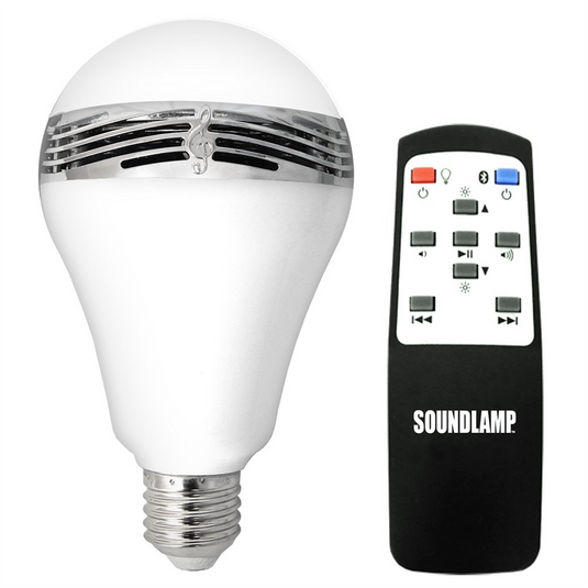 SoundLamp LED Light Bulb with Bluetooth Speaker