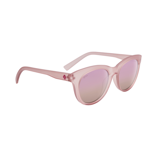 Spy Optics Boundless Matte Translucent Rose  Bronze with Rose Quartz Spectra Mirror