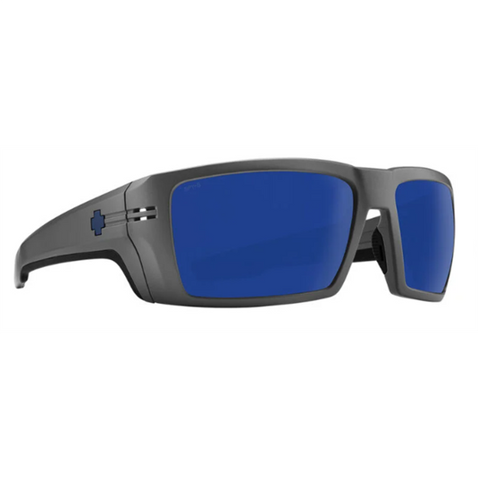 Spy Optic Inc Rebar ANSI Matte Gunmetal Happy Gray Green Polar Dark Blue Spectra Mirror