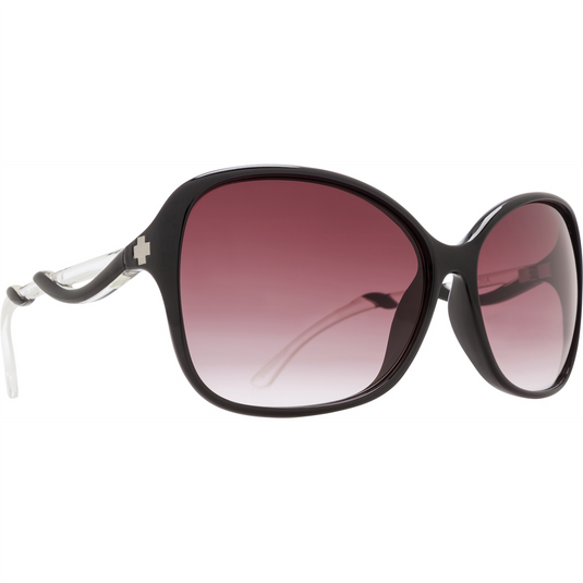 SPY OPTIC INC Fiona Sunglasses; Black w/ Clear Frame w
