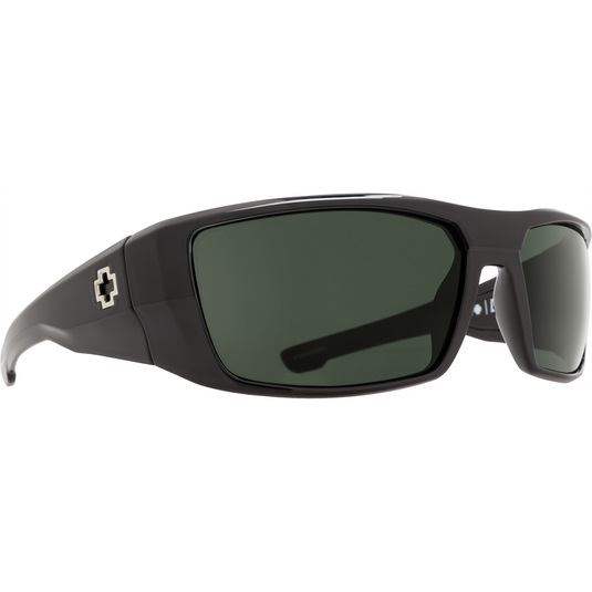 SPY OPTIC INC Dirk Sunglasses; Black Frame w/ Happy Gr