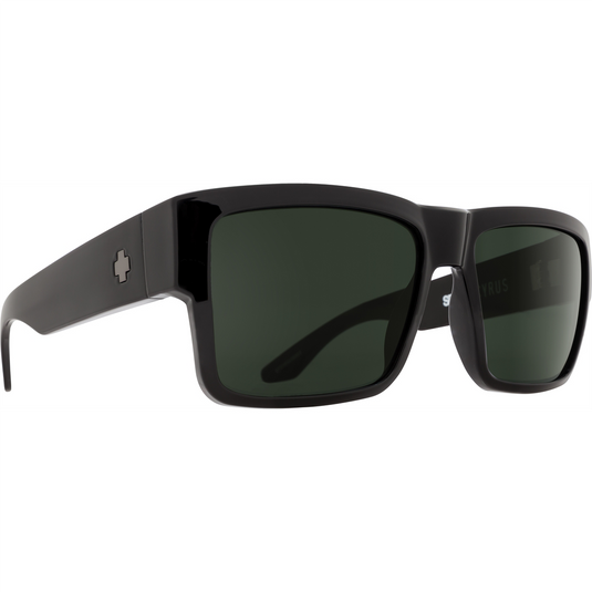 SPY OPTIC INC Cyrus Sunglasses; Black Frame w/ HD Plus