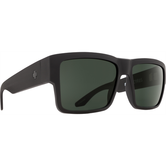 SPY OPTIC INC Cyrus Sunglasses; Matte Black Frame w/ H