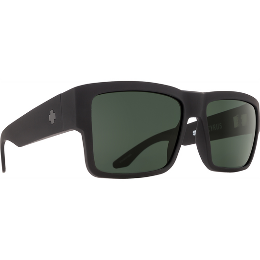 SPY OPTIC INC Cyrus Sunglasses; Soft Matte Black Frame