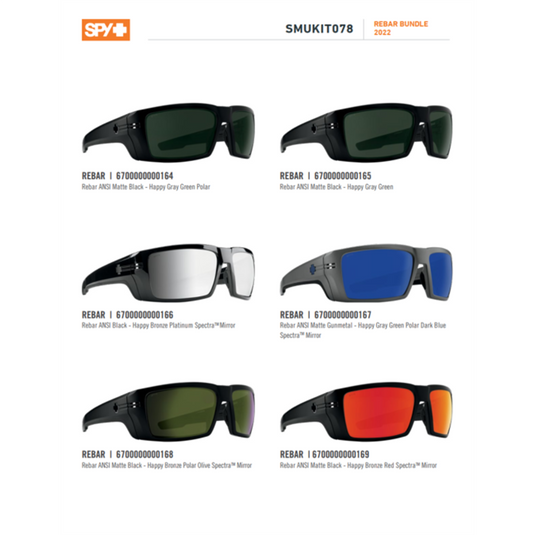 Spy Optics Rebar Bundle