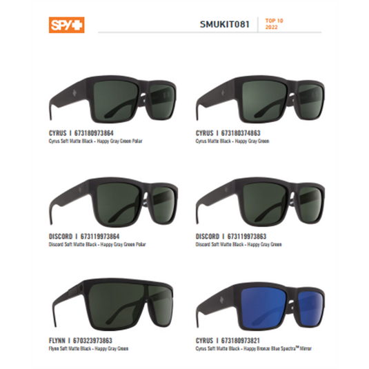Spy Optics Top 10