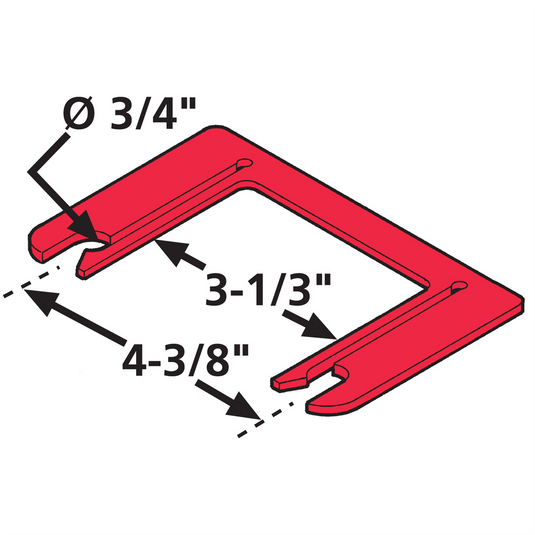Specialty Products Company TNDM SHIM-VLVO/WHT 1/16"" (6)