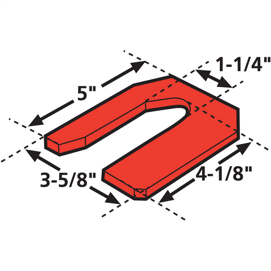 Specialty Products Company PREVOST CASTER SHIMS 1/8"" (6)