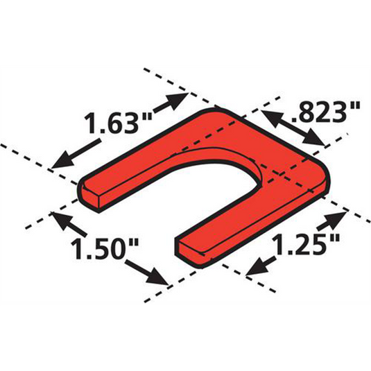 Specialty Products Company PREVOST CASTER SHIMS 1/8"" (6)