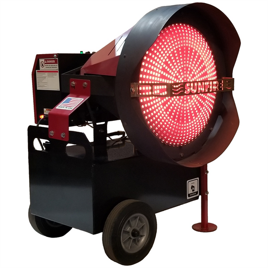 Lanair Products SF-150 Infrared Radiant Heater Demo