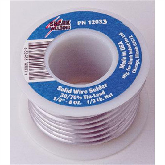 Shark Industries 50/50 Tin Lead Wire Solder 1/8