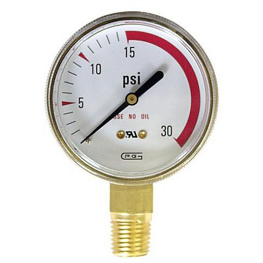 Shark Industries Ace gauge-2 1/2"" 1/4"" np 0-30