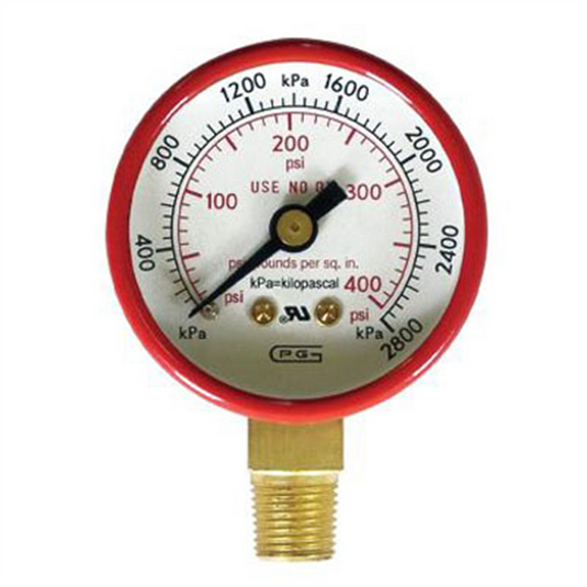 Shark Industries Oxy-Ace 50mm Gg 1/4"" NPT 0-400