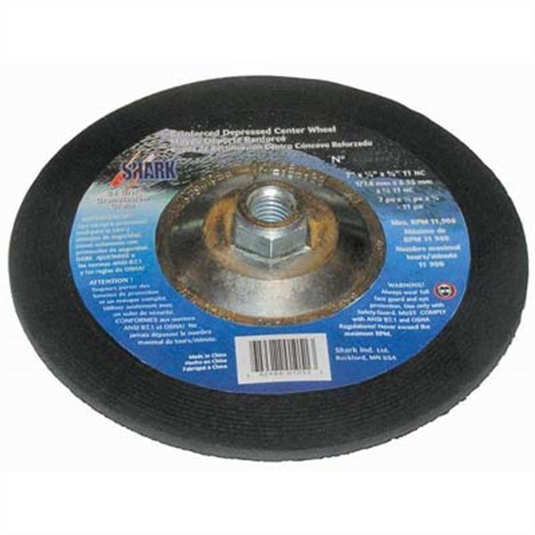 Shark Industries 4 1/2""X 1/4""X 5/8-11"" Dprssd C