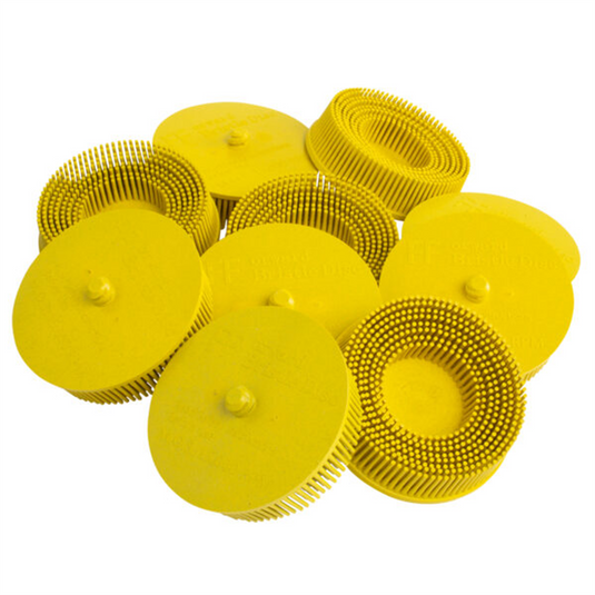 Shark Industries 3"" Yellow Finger Disc - 80 Grit - 10 Pk