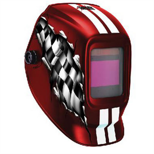 Shark Industries Red Racing Expert Weld Helmet