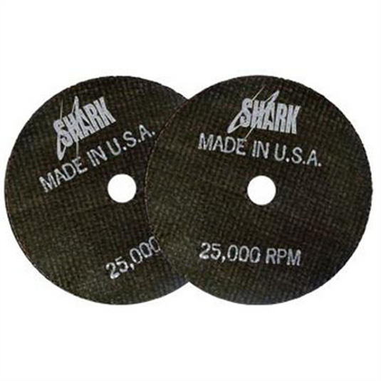 Shark Industries 100pk CUT-OFF WHEELS; 3x1/16x1/4; 100PK