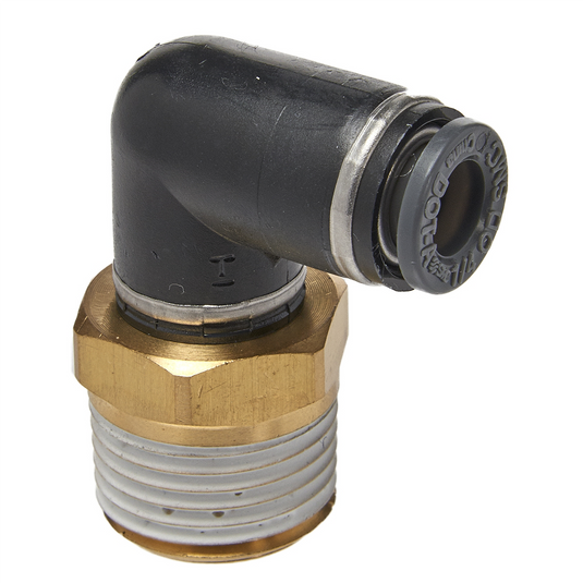 S.U.R.&R. MALE ELBOW 1/4"" TUBE X 3/8"" NPT (2)