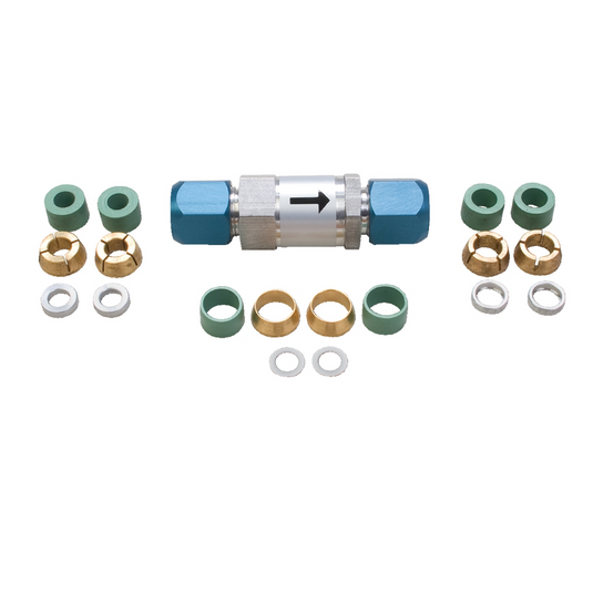 S.U.R.&R. Dual purpose A/C in-line repair kit & filter