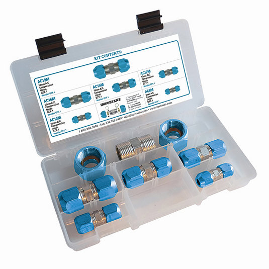 Compression Union Assembly S.U.R.&R. Metric A/C Compression Union Kit – Mai Supplies