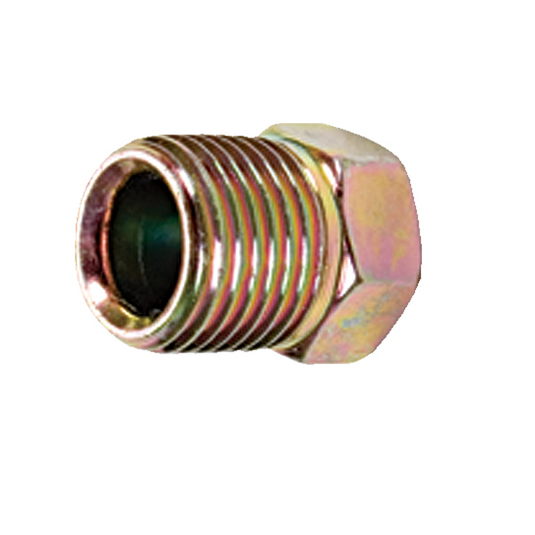 S.U.R.&R. 7/16 Inch-24 Inverted Flare Nut - 100 Pack