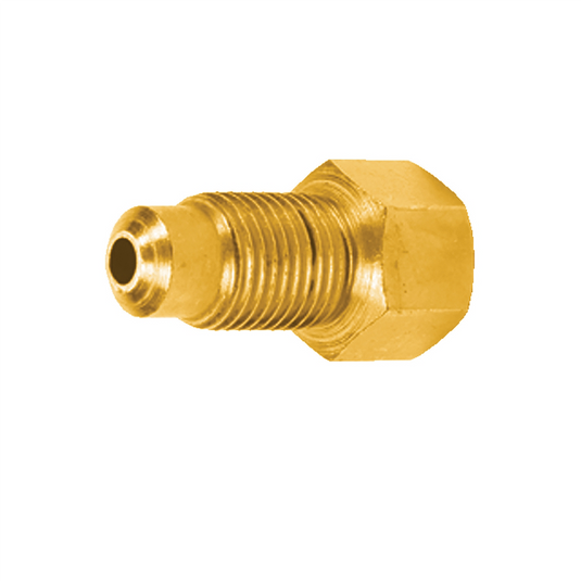 S.U.R.&R. 3/8 Inch-24 Inverted Female to M10 x 1.0 Bubble Male - 50 Pack
