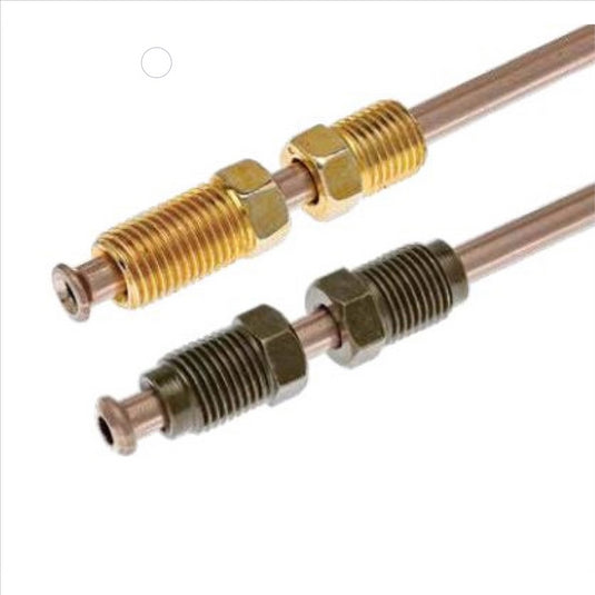S.U.R.&R. Domestic Max Flex Alloy 1/4 Inch Brake Line - 12 Inch