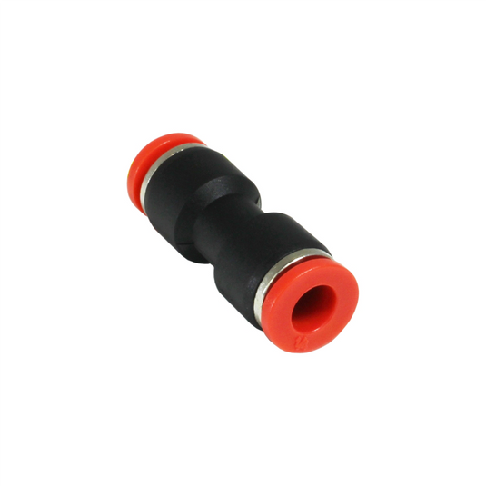 S.U.R.&R. 1/4"" Push to Connect Nylon Fuel Line Union; Straight