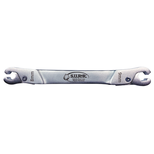 S.U.R.&R.  8mm (5/16 Inch) & 9mm (11/32 Inch) Line Wrench