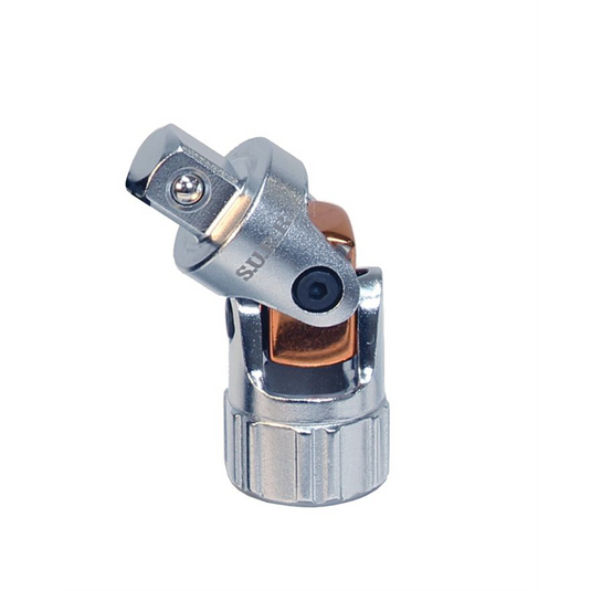 S.U.R.&R. SRUJ14 3/8"" female to 1/4"" male drive spring-return u-joint adapter set with dual springs for maintaining alignment and precise control. Excellent for use in tight spaces and one-handed operation.
