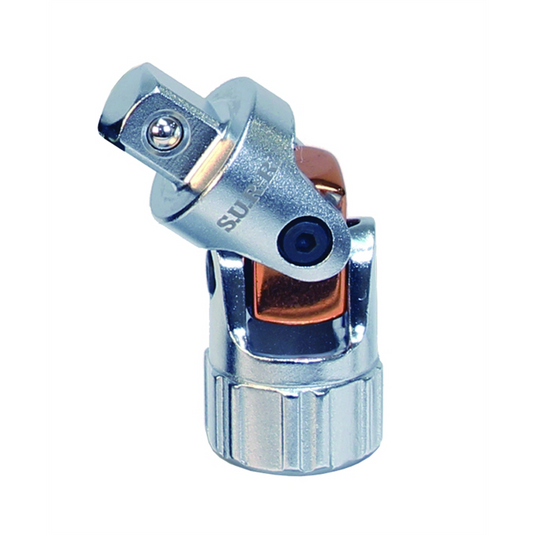 S.U.R.&R. SRUJ14 3/8"" female to 3/8"" male drive spring-return u-joint adapter set with dual springs for maintaining alignment and precise control. Excellent for use in tight spaces and one-handed operation.