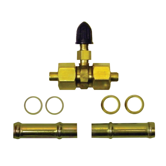 S.U.R.&R. 3/8"" In-Line Schrader Valve