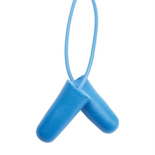 Jackson Safety Jackson Safety - Earplugs - H10 Metal Detectable - Disposable - Corded - Blue - NRR 31 - Bulk Buy (100 Pair Per Dispenser Box; 8 Boxes Per Carton)