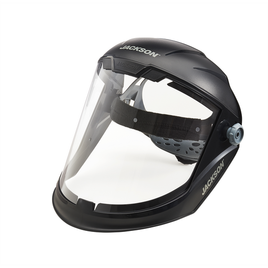 Jackson Safety Jackson Safety - Face Shield - MAXVIEW Premium Series - 9.06"" x 13.38' x 0.04"" Window - Clear AF - 370 Speed Dial Headgear