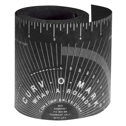 Curvo-O-Mark by Jackson Safety Curv-O-Mark by Jackson Safety - Large Wrap-A-Round Pipe Ruler - Black