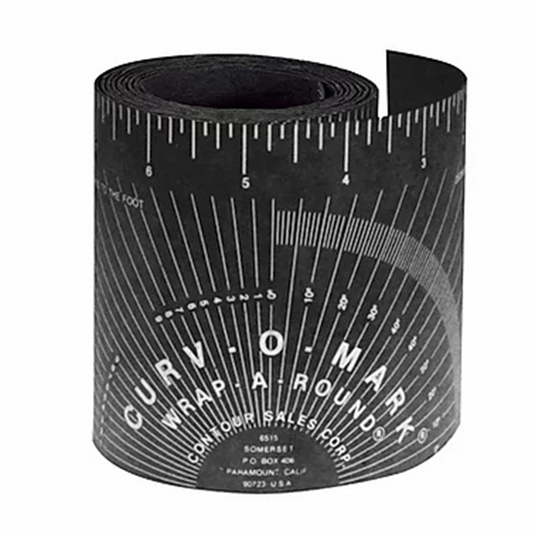 Curvo-O-Mark by Jackson Safety Curv-O-Mark by Jackson Safety - XX-Large Wrap-A-Round Pipe Ruler - Black