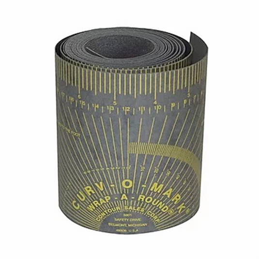 Curvo-O-Mark by Jackson Safety Curv-O-Mark by Jackson Safety - X-Large Wrap-A-Round Pipe Ruler - Gray