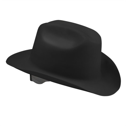 Jackson Safety Jackson Safety - Hard Hat - Western Outlaw Series - Full Brim Cowboy Hat - Black - (4 Qty Pack)