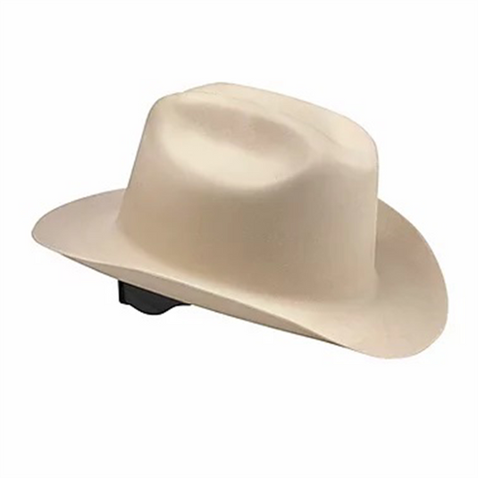 Jackson Safety Jackson Safety - Hard Hat - Western Outlaw Series - Full Brim Cowboy Hat - Tan  - (4 Qty Pack)