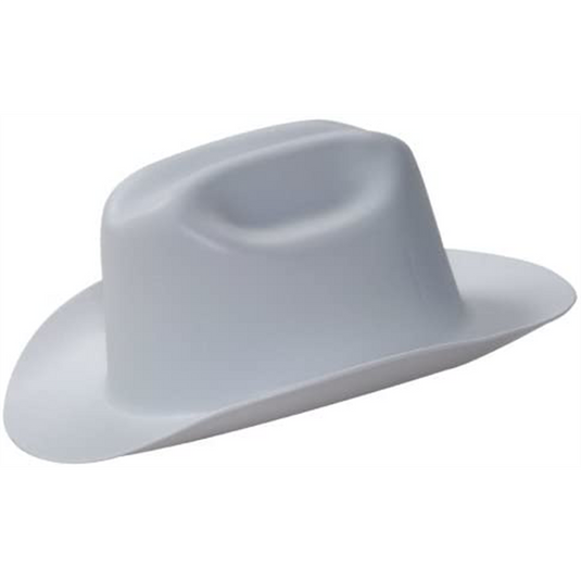 Jackson Safety Jackson Safety - Hard Hat - Western Outlaw Series - Full Brim Cowboy Hat - Gray - (4 Qty Pack)
