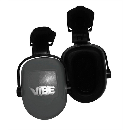 Jackson Safety Jackson Safety - Safe 2 Protection System for Hard Hat - H70 Vibe Series Earmuffs - NRR 27 - Black - Hard Hat Mount