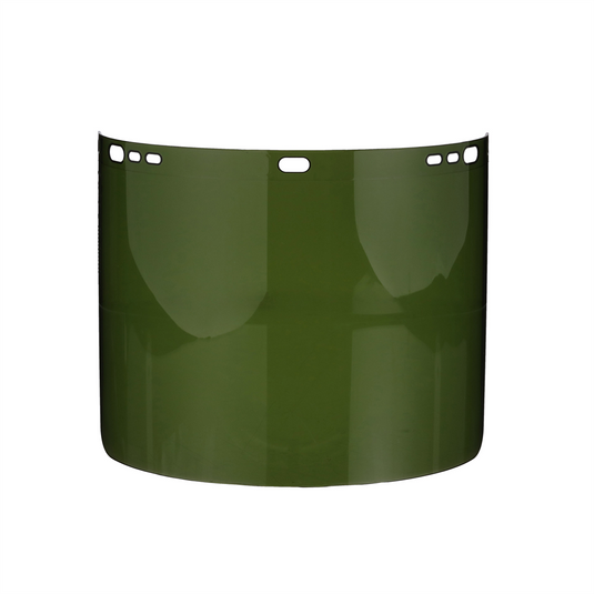 Jackson Safety Jackson Safety - Replacement Windows for F50 Polycarbonate Special Face Shields - Shade IRUV 3.0 - 8"" x 15.5"" x.060"" - D Shape - Unbound - (12 Qty Pack)