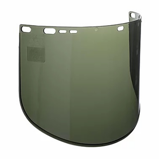 Jackson Safety Jackson Safety - Replacement Windows for F40 Propionate Face Shields - Dark Green - 9"" x 15.5"" x .060"" - G Shaped - Unbound - (12 Qty Pack)