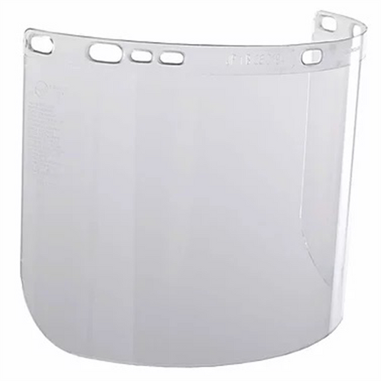 Jackson Safety Jackson Safety - Replacement Windows for F20 Polycarbonate Face Shields - Clear - 8"" x 15.5"" x.040"" - F Shaped - Unbound - (36 Qty Pack)