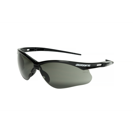 Jackson Safety Jackson Safety - Safety Glasses - SG Series - Smoke Mirror Lens - Black Frame - STA-CLEAR Anti-Fog - Outdoor